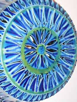 Rare Vintage 60s Italian Wall Sconce Signed Italy Era Bitossi Raymor Aldo Londi