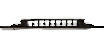 Hand Carved Wood Pediment Ornate Over door Architectural Reclaimed Spindles Vintage Gorgeous