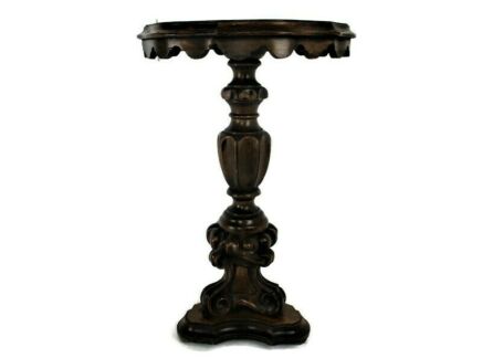 XL wooden Pillar Pedestal Display Side Occasional  Table Bonsai  Plant Stand  Stunning WOW