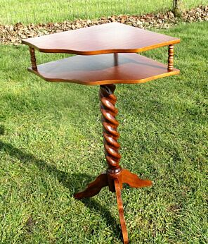 Hallway Telephone Table Barley Twist Pedestal Plant Stand Side Table Tripod