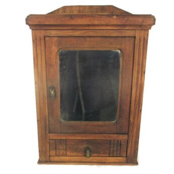 Gorgeous Kitchen Apothecary Medicine Bathroom Wall Cabinet Ornate Hand Carved Wood