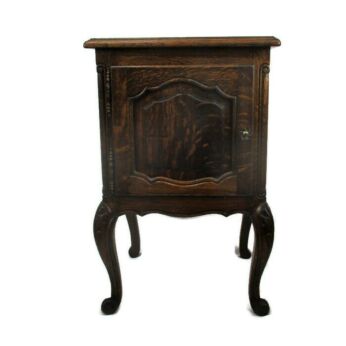Louis XVI style Bedside End Side Table Cabinet Nightstand Wood Hallway
