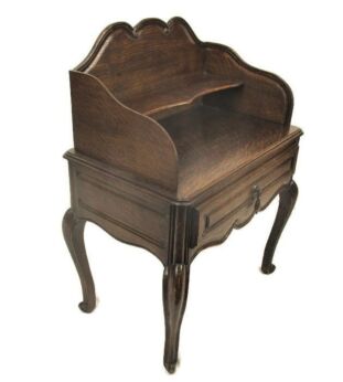 Louis XVI Edwardian style Bedside End Table Cabinet Nightstand Wood hall Telephone Table