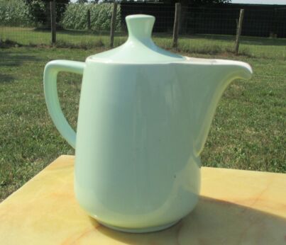 Vintage Melitte Germany Vintage pastel Mint green teapot Stoneware