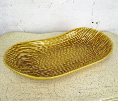 Keralux Vintage Boch Freres Belgium Asparagus plate Dish Serving Tray