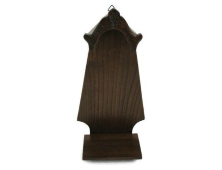 Hand Carved Wooden Chapel Niche for Statue Edwardian style Standing Hanging Lovely