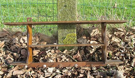 Vintage Wooden kitchen Spice Rack Shelve English Rustic Authentic