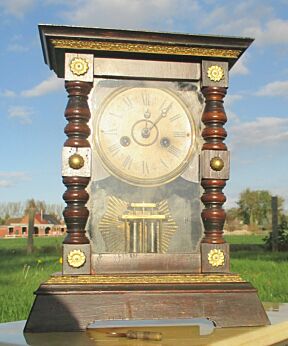 Antique Vintage Original Junghans Wall Clock Mantle Piece Standing Clock Working Clock
