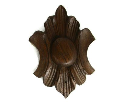 Antique Wood Furniture Trim Shell Reclaimed Hardware Architectural Small Corbel