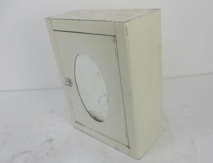 Antique  Metal  Medicine  Pharmacy Bathroom KItchen Cabinet French Funky 20s
