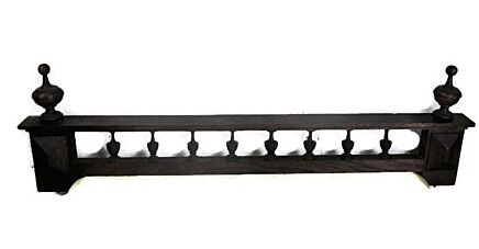 Hand Carved Wood Pediment Ornate Over door Architectural Reclaimed Spindles
