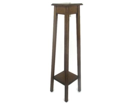 Art Nouveau Pedestal Table Plant Flower Stand Side Table Country Style 40.55"