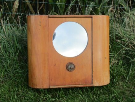 Large Art Deco Wood Apothecary Bathroom Medicine Wall Cabinet Very Special