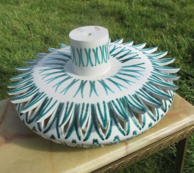 Vintage Rimini Blue Italy Floor Table Lamp Italy Era Bitossi Aldo Londi White
