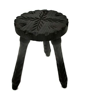 Small Wooden Spanish Tripod Side Display Wine Table Pedestal Plant Bonsai Stand Vintage