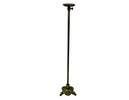 Stockman Marked Hat Floor Stand Rack Brass Ornate Exceptional Extremely rare