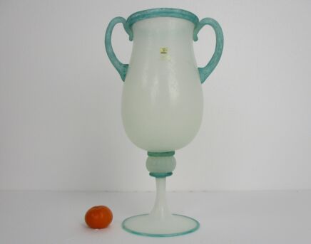 Vintage Venice  Art Glass Italian Vetri Murano Gambaro & Poggi Vase  Signed Stunning