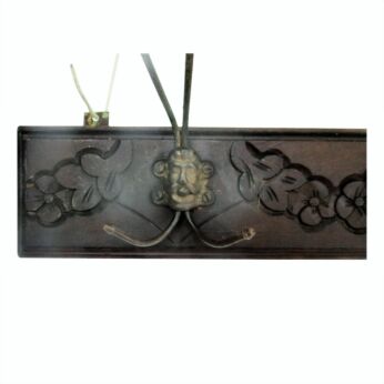 Gothic Hat Coat Rack Mid Century Modern Gothic Figurines Carved Wood