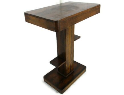 Hand Carved Wooden Pedestal Display Side Table Side Boards Stunning Rare Piece