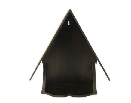 hand Carved Wooden Chapel Niche for Statue Edwardian style Standing Lovely 13.77"