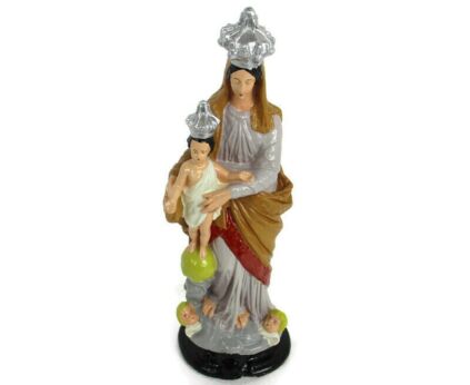Vintage Our Lady of Victories Infant Child Plaster Notre Dame Victoire Assumption 17.32"