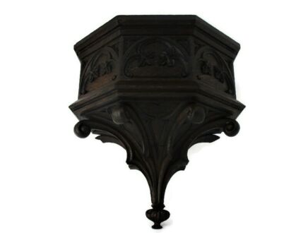 Gothic Hand Carved Wooden Wall Hallway Console Side table Ornate Stunning WOW