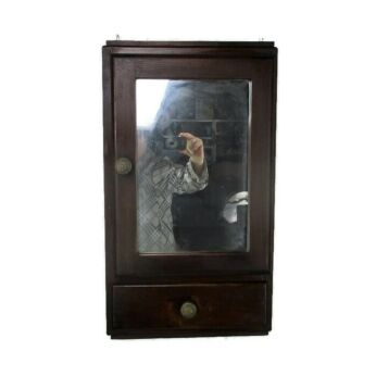 Vintage Kitchen Apothecary Medicine Bathroom Wall Cabinet Mirror Mid Century