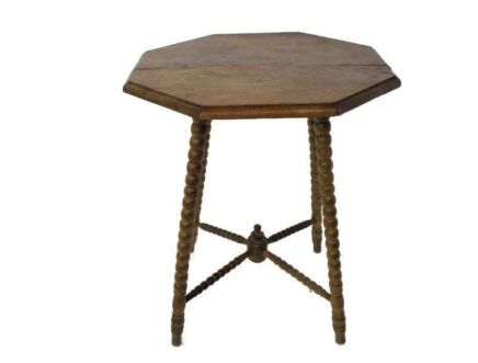 Gorgeous hand Carved Wooden Table Console Bobbin Legs Edwardian Style Coffee Side Table Pedestal