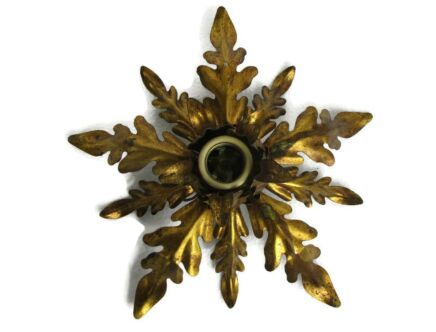 wall Mounted light sconce Hans Kogl Germany gilded Gorgeous Hollywood regency Small