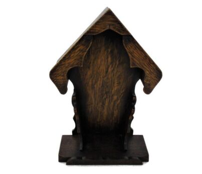 hand Carved Wooden Chapel Niche for Statue Edwardian style Standing Lovely 12.59"