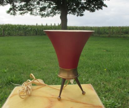 Retro Stilnovo Tripod Desk Table Lamp Mid Century Vintage 1950s Working Rare