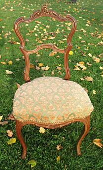 Antique Carved Wood French Chair Louis XV s