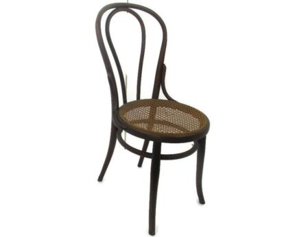 Josef Kohn  Chair Bistro Ice Cream Parlor Rush Cane Seating Plywood Marked