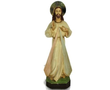 Vintage Statue Figurine Jesus Christ our Saviour Plaster Italy Christianity