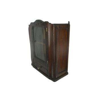Beautiful Art Deco Kitchen Apothecary Medicine Wall Bathroom Cabinet Display Glass Door