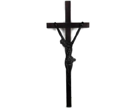 Lovely Hanging Wooden Crucifix Christianity Cross Jesus Christ Religious Wooden Corpus 25.39"