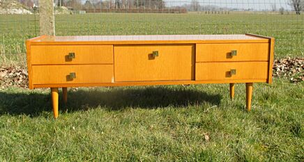 Vintage Vanity Dresser Bedroom Cabinet Mid Century Modern Marked Sicame