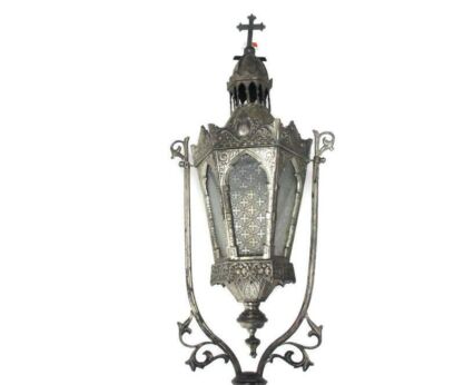 Antique Church Altar Procession Torch Thuribles Candle Holder Lantern Gorgeous