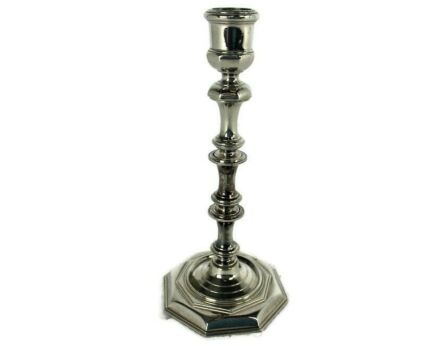 Vintage Candle Stick Candle Holder 50s Modernist chrome
