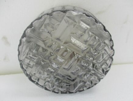 Small Glass Flush mount Sconce Lamp Lampada Art glass Helena Tynell Style Vintage 1 light