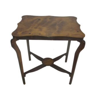 Art Deco Style Carved wood Small Pedestal Table Plant Flower Bonsai Stand Side Tea Wine Table