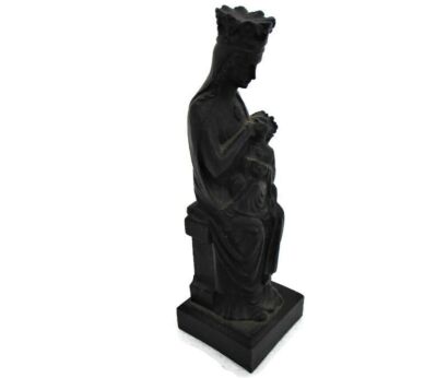 Black Madonna De Hal Halle Virgin Mary Infant Jesus Statue Figurine Resin Collector HTF