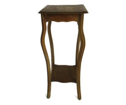 Art Nouveau Pedestal Table Plant Flower Stand Side Table Country Style Two Tier