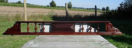 Carved Wood Pediment Ornate Overdoor Architectural Spindles