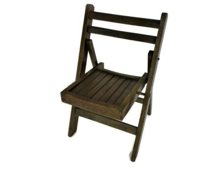 Vintage Folding Wooden Chair Fishing Portable