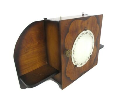 Art Deco Kitchen Apothecary Medicine Wall Bathroom Cabinet Wood Display Lovely