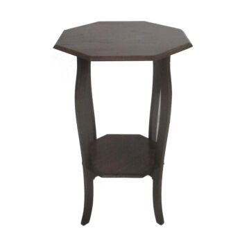 Two Tier Side Occasional Wine Table Pedestal Bonsai Plant Stand