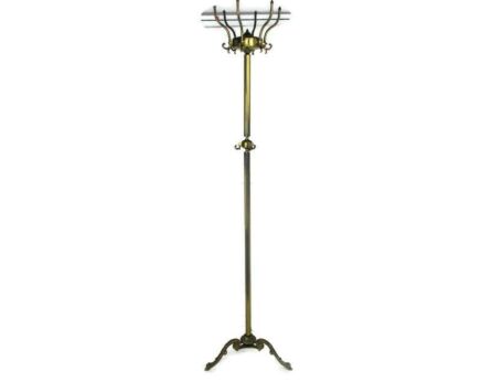 Mid Century Modern Cast Brass Hall Tree Coat Hat Rack Design Italian Eyecatcher