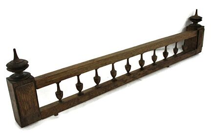 Hand Carved Oak Pediment Ornate Over door Architectural Reclaimed Spindles Antique Gorgeous