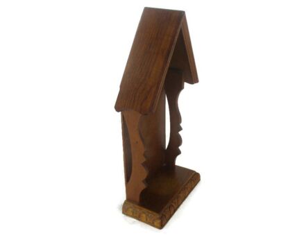 Hand Carved Wooden Chapel Niche for Statue   Standing Hanging Lovely